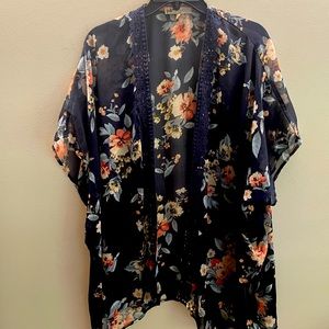 Stylish cover top to wear over outfit